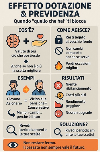 Effetto dotazione e fondo pensione